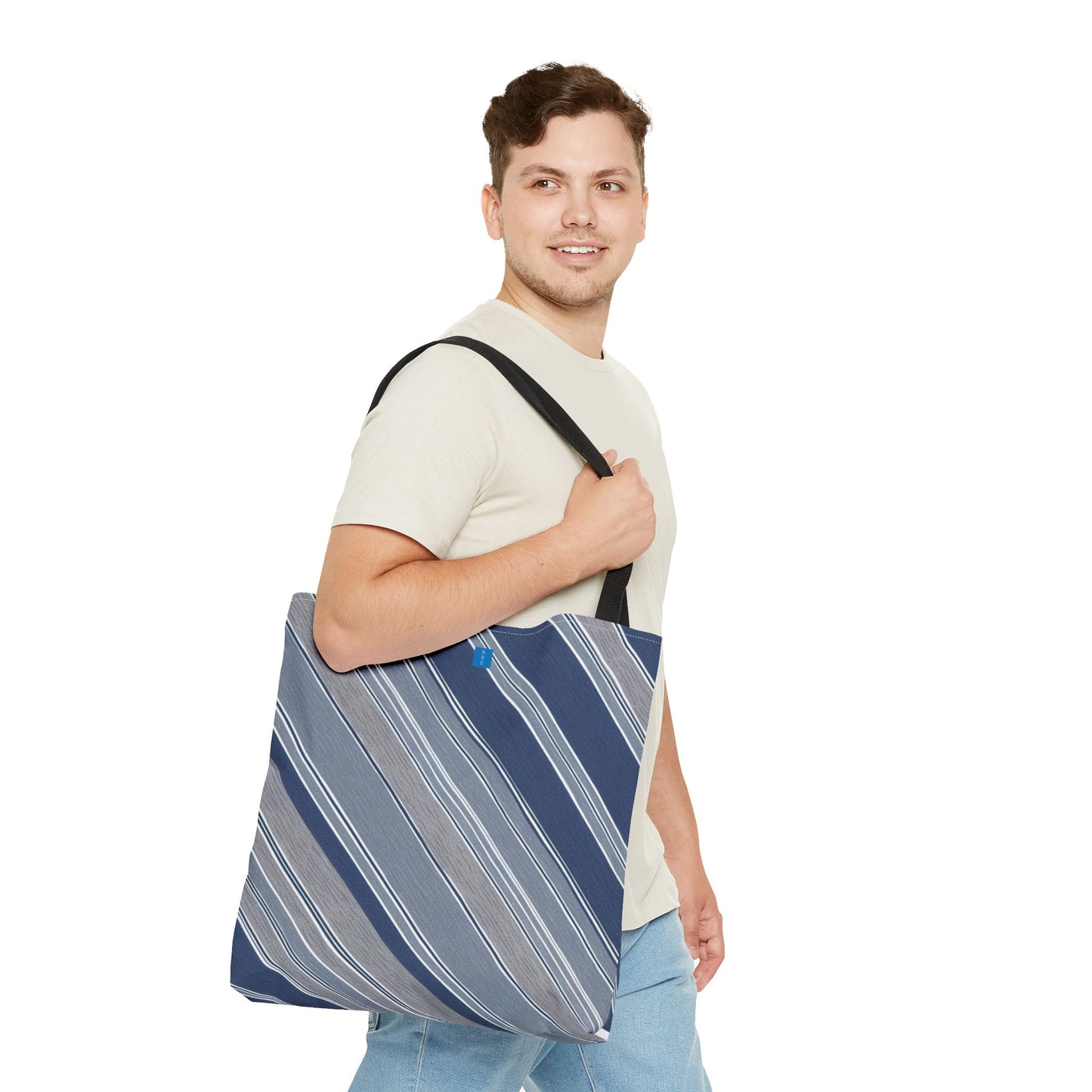 Stylish Striped Tote Bag for Everyday Use, Shopping, Beach Trips, Eco-Friendly Gift, Casual Fashion