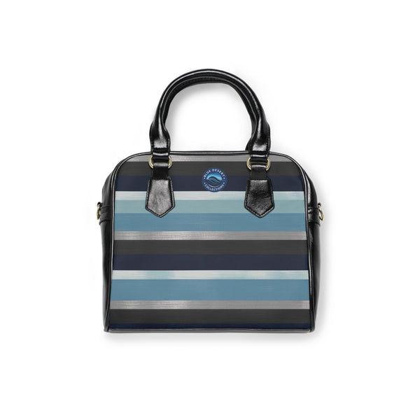 Stylish Striped Shoulder Handbag, Trendy Purse for Everyday Use, Gift for Fashion Lovers, Chic Bag for Casual Outings