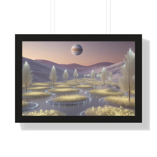 Eden Beyond the Stars - Dreamy Art for Home Decor "Pink Eden" Series, Modern Home Art, Unique Gift for Her, Beach House Wall Art, Stylish Decor