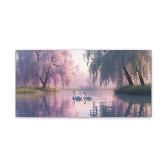 Serene Landscape Canvas Print -  "Reflection" series, Wall Art Decor,  Home Décor, Gift for Nature Lovers, Living Room Decoration