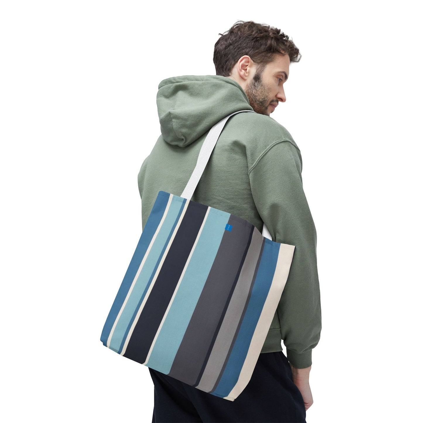 Stylish Striped Tote Bag | Versatile Reusable Shopper | Beach, Gym, Shopping, or Travel Essential | Fun Gift Idea