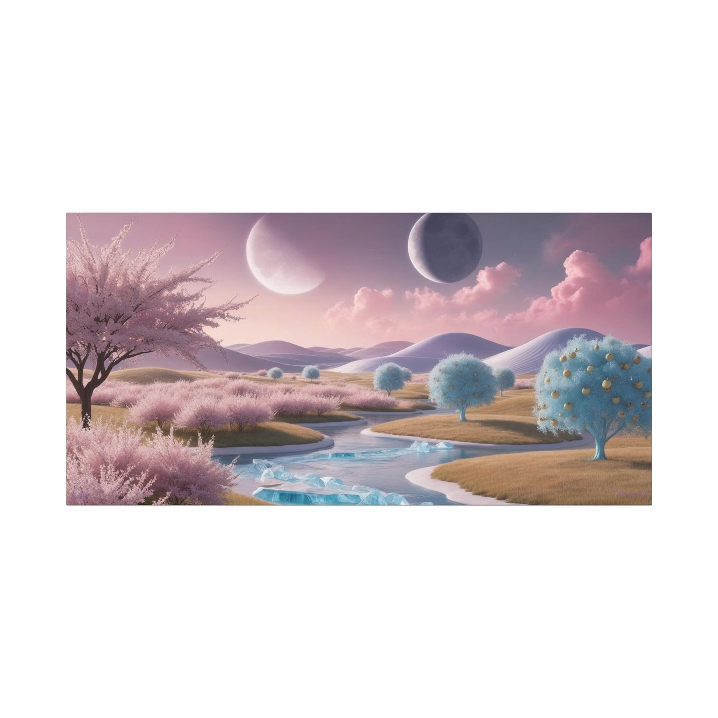 Eden Beyond Stars, Canvas Print  , Wall Art Decor,  Home Décor, Gift for Nature Lovers, Living Room Decoration