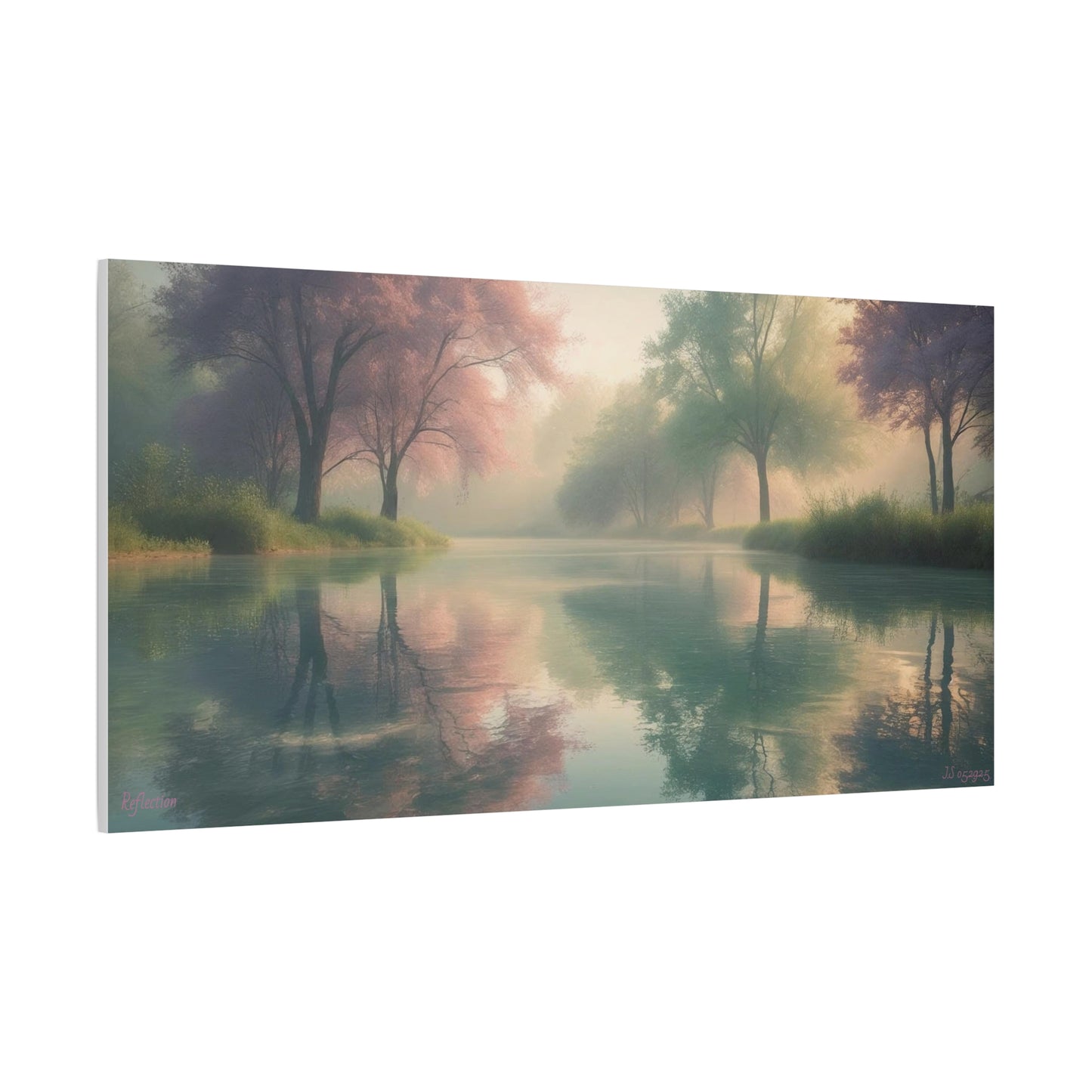 Serene Landscape Canvas Print -  "Reflection" series, Wall Art Decor,  Home Décor, Gift for Nature Lovers, Living Room Decoration