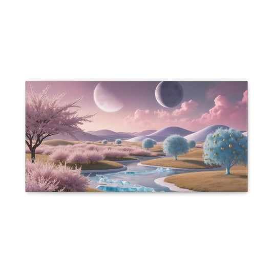 Eden Beyond Stars, Canvas Print  , Wall Art Decor,  Home Décor, Gift for Nature Lovers, Living Room Decoration
