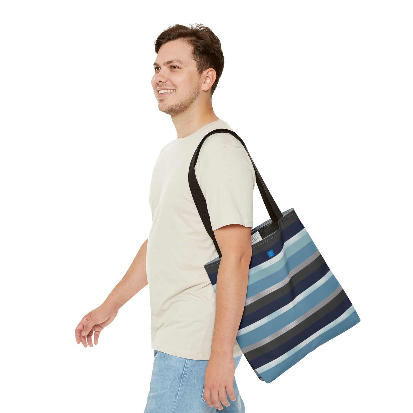 Stylish Striped Tote Bag - Versatile Eco-Friendly Bag, Summer Beach Tote, Everyday Shopping Companion, Gift for Her, Travel Essential