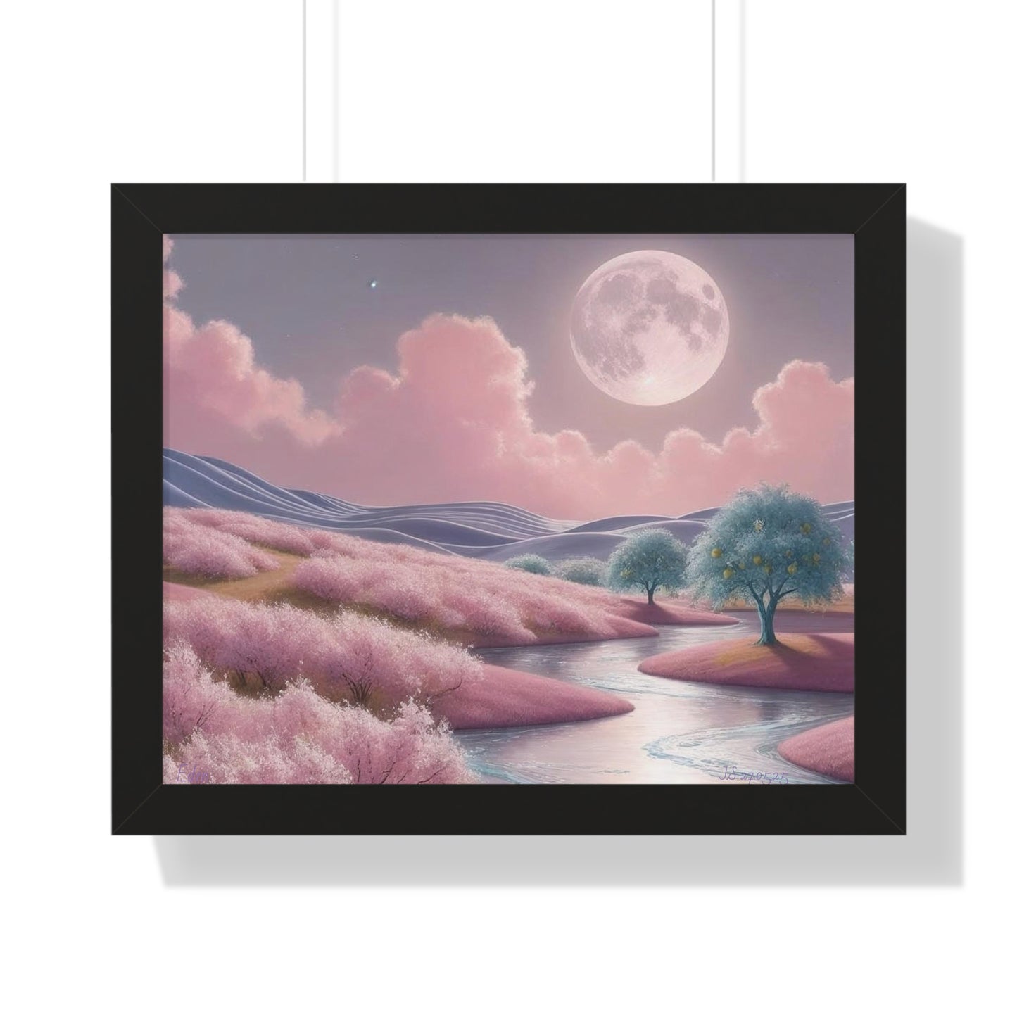 "Eden Beyond Stars", Dreamy Art for Home Decor "Eden" Series, Modern Home Art, Unique Gift for Her, Beach House Wall Art, Stylish Decor