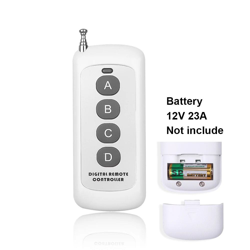 Tuya Smart Home Switch Garage Door Receiver 1/2/4CH 433 RF Motor Module AC DC 7-32V 85 To 250V 220V 10A Relay Self-Locking
