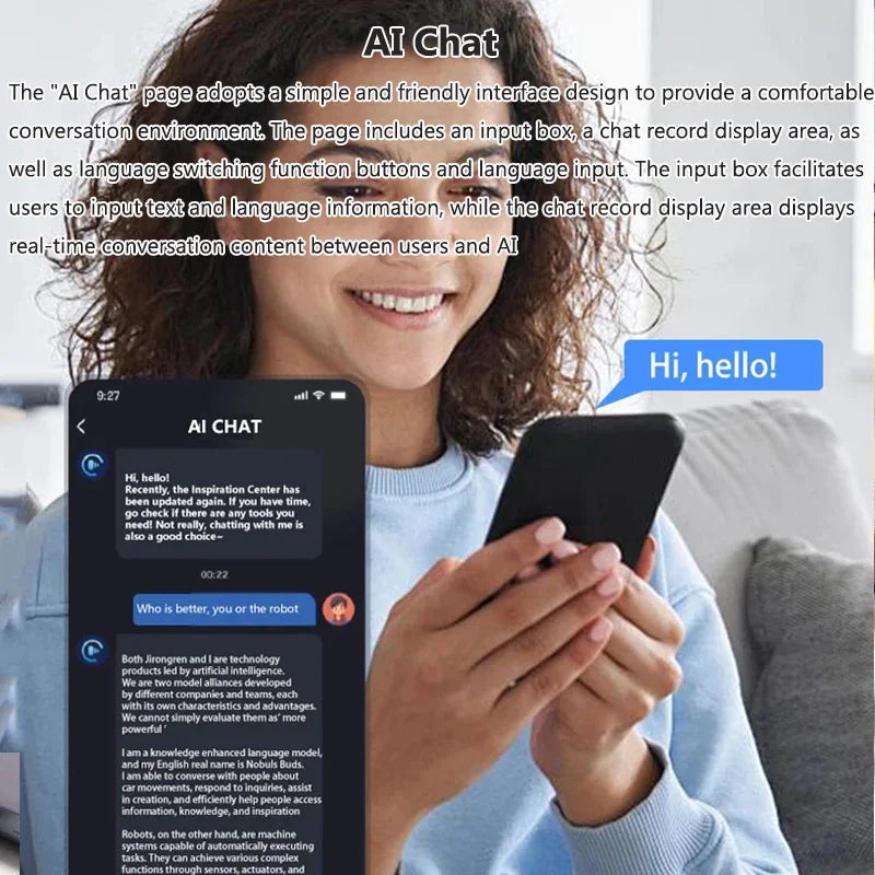 Men Women AI Smart Glasses Intelligent Real-time Language Translator Bluetooth Wireless Headphone AI Chat Driving Sunglasses