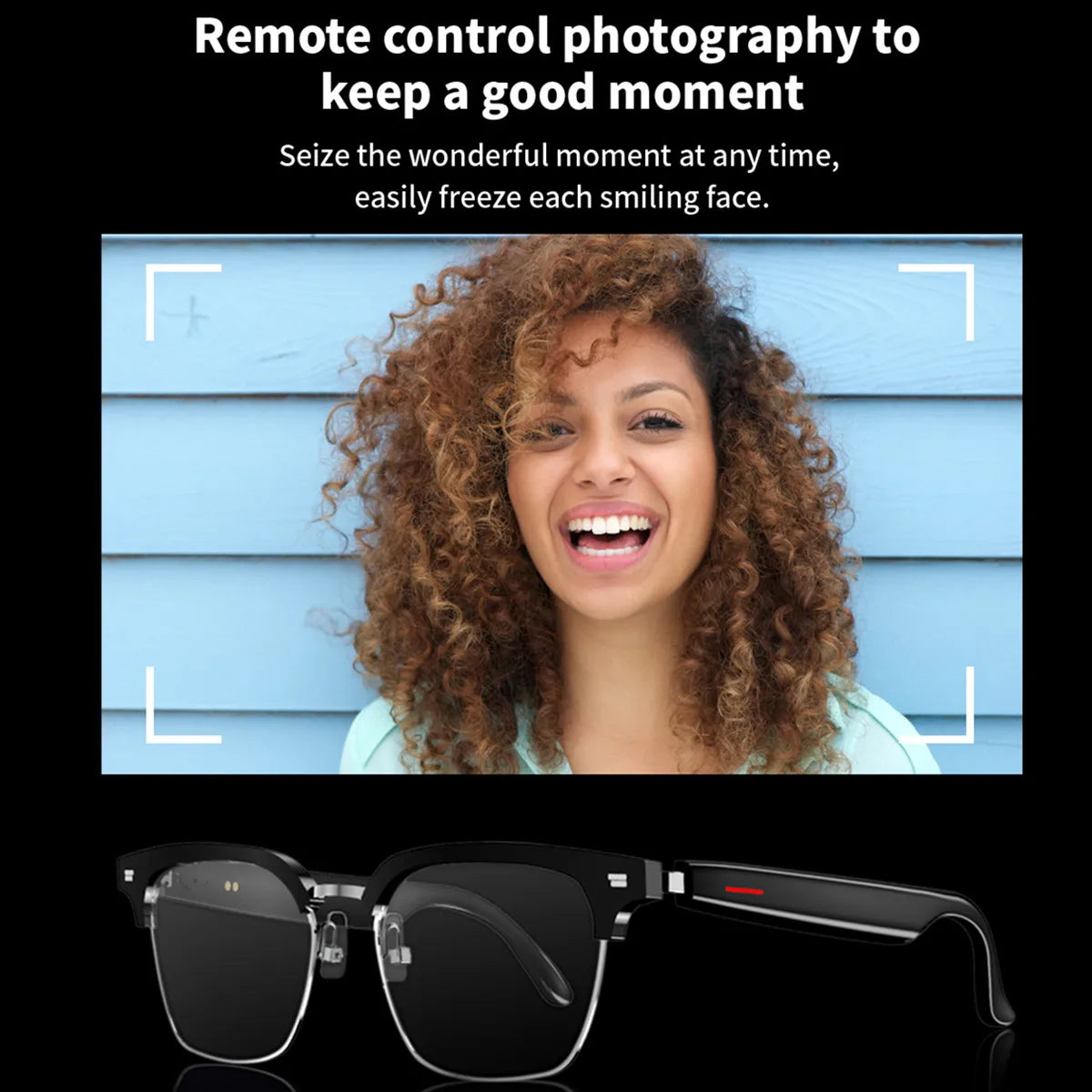 Smart Glasses Translator Bluetooth Audio Call Voice Assistant Listen Songs AI Smart Translate Eyeglasses for Studying Business