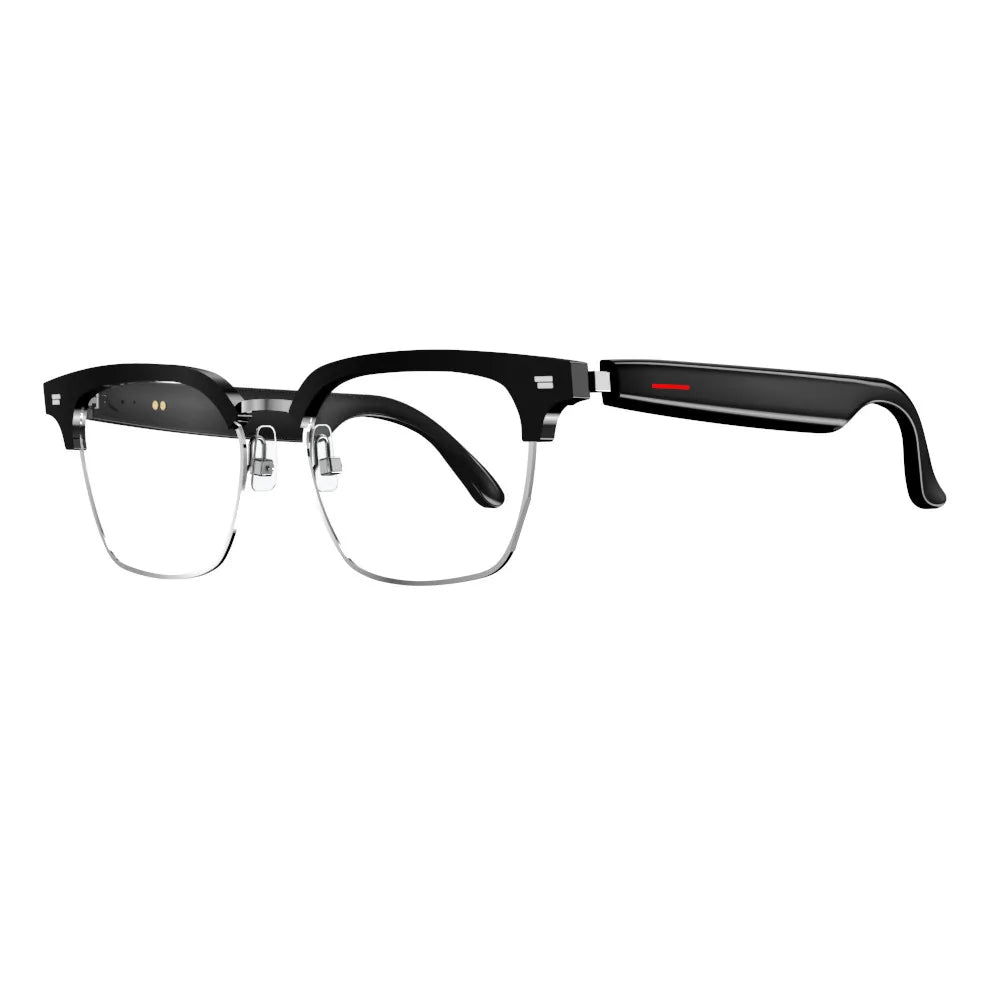 Smart Glasses Translator Bluetooth Audio Call Voice Assistant Listen Songs AI Smart Translate Eyeglasses for Studying Business
