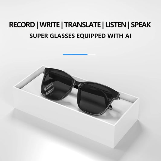 New HY-C8 Smart Glasses AI Intelligent Translation Wireless Bluetooth Glasses Real-time Simultaneous Interpretation Headset 2025